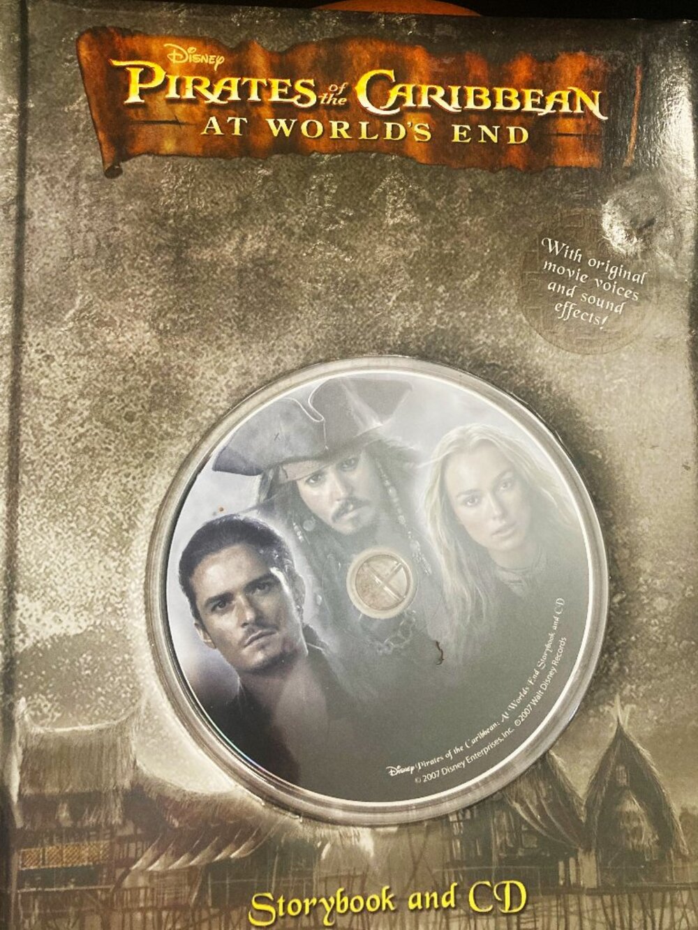 Disney Pirates of the Caribbean book and CD (AT World's End)